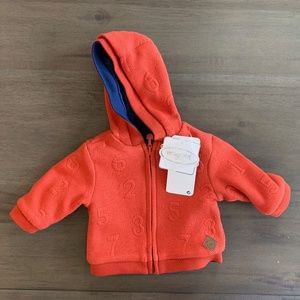 New Baby Reversible Numbers Hooded Coat Jacket